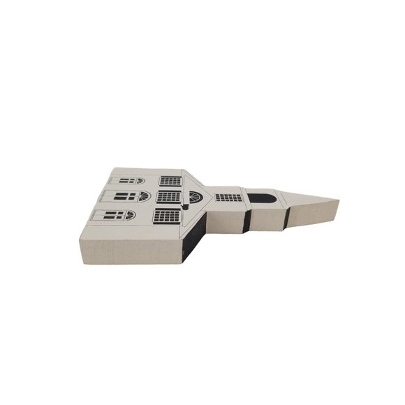 Cat's Meow Village Rhode Island Cat's Meow Chepachet Union Church Signed Faline - Picture 7 of 8